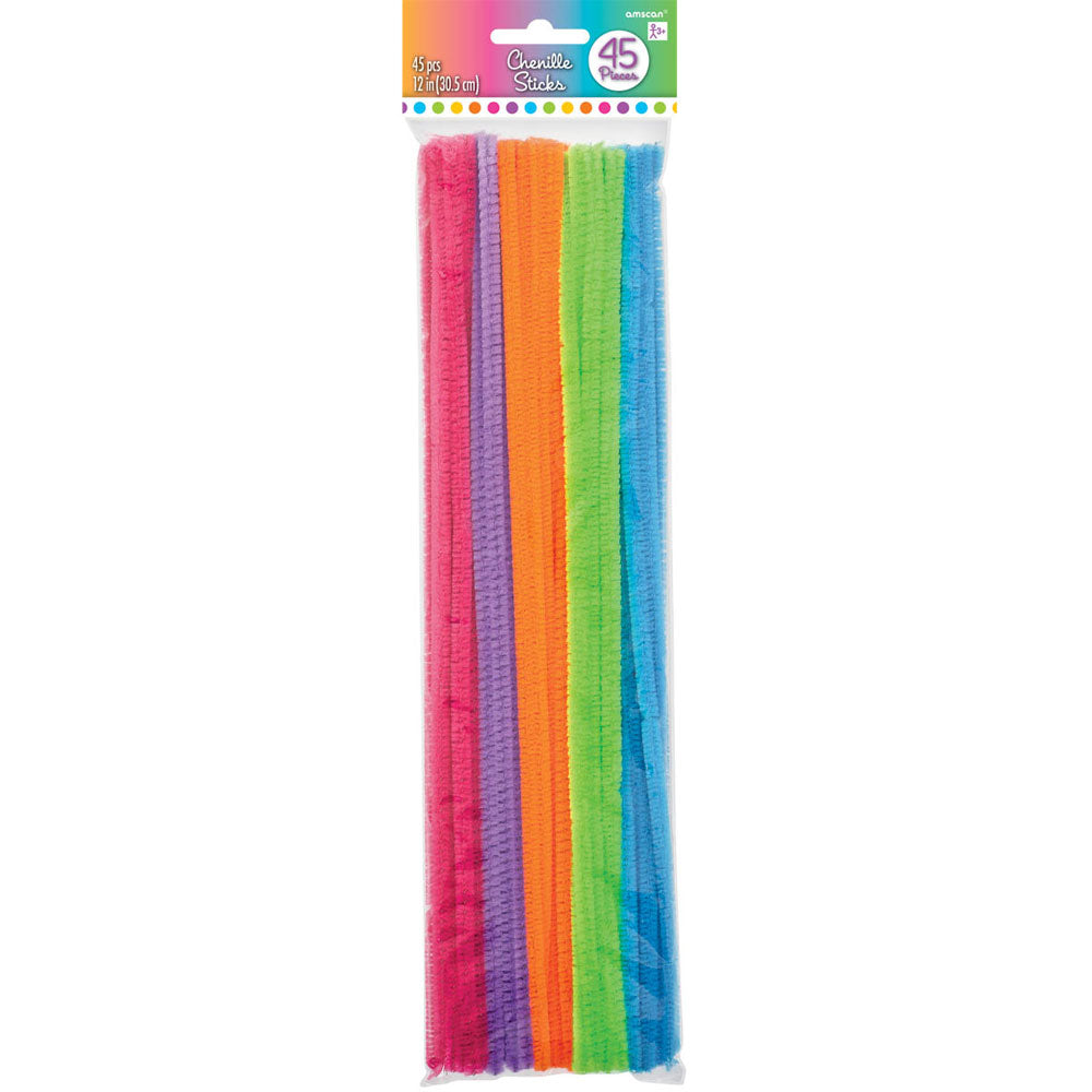 Bright Color Chenille Sticks