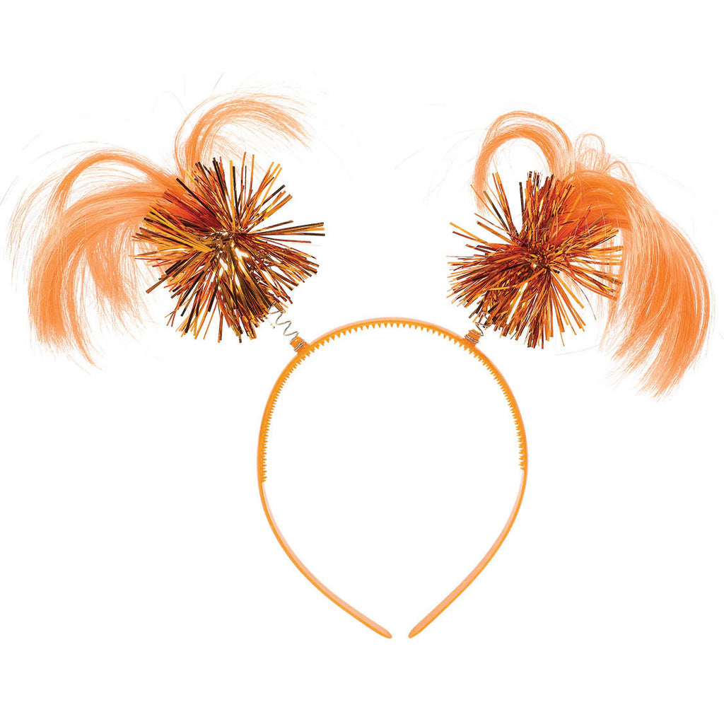 Orange Ponytail Head Boppers