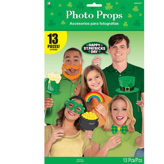 St. Patrick's Day Photo Prop Kit (13 ct)