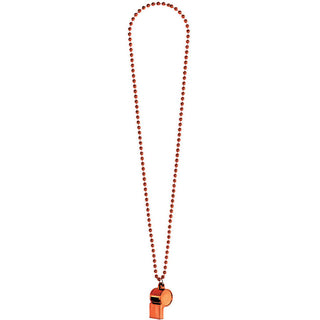 Orange Whistle Necklace