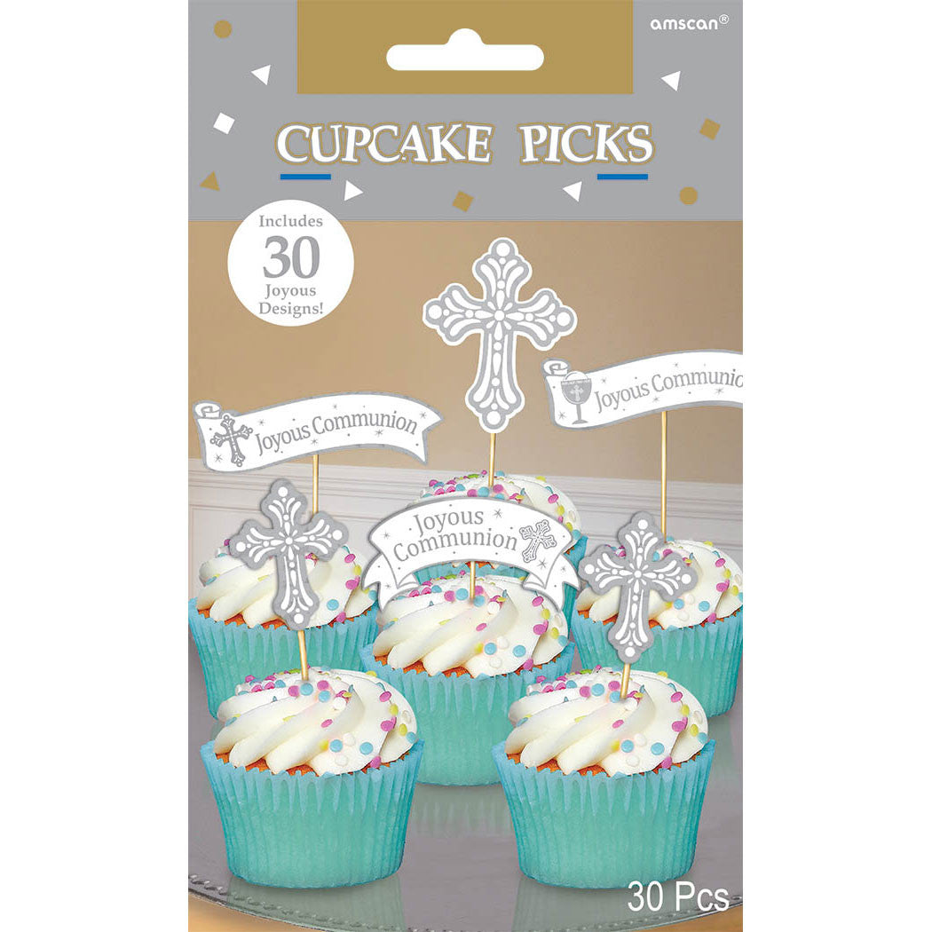 Communion Cupcake Picks (30ct)