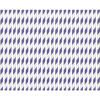 New Purple Paper Straws (24ct)