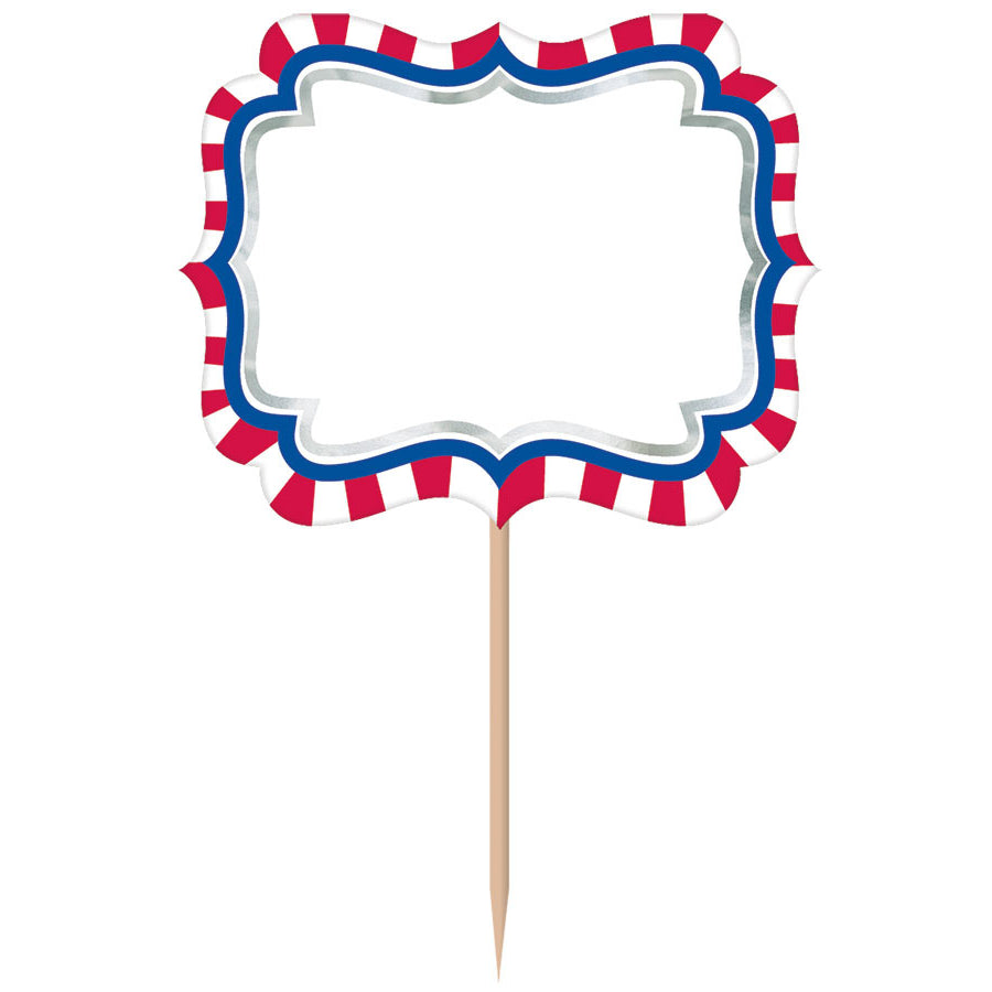 Patriotic Personalizable Picks, 24ct