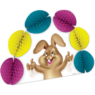 Bunny Pop-Over Honeycomb Centerpiece