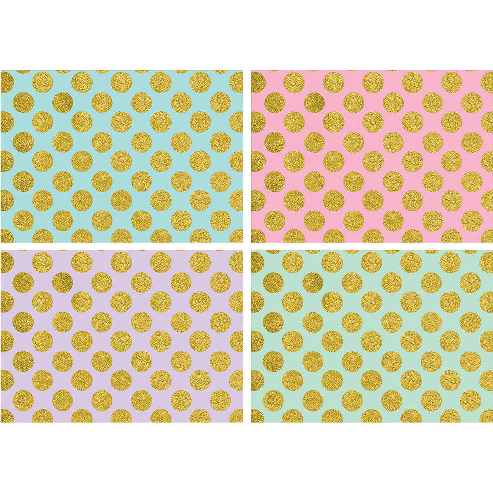 Pastel Hot Stamped Blank Notecards Value Pack (20ct)