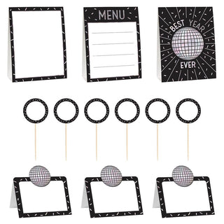Disco Ball Drop Mini Buffet Decorating Kit (12 ct)