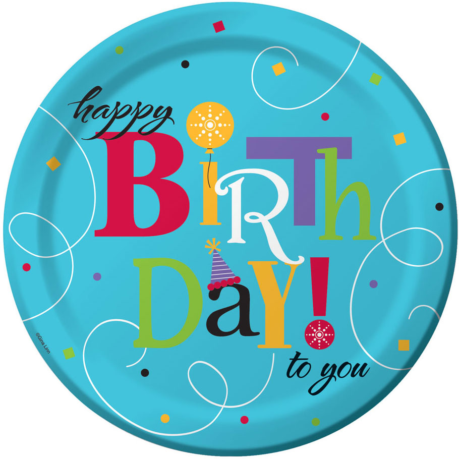 Happy Birthday to You Dessert Plates (8ct)