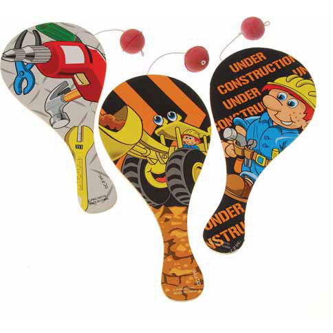 Construction Paddle Balls (12ct)