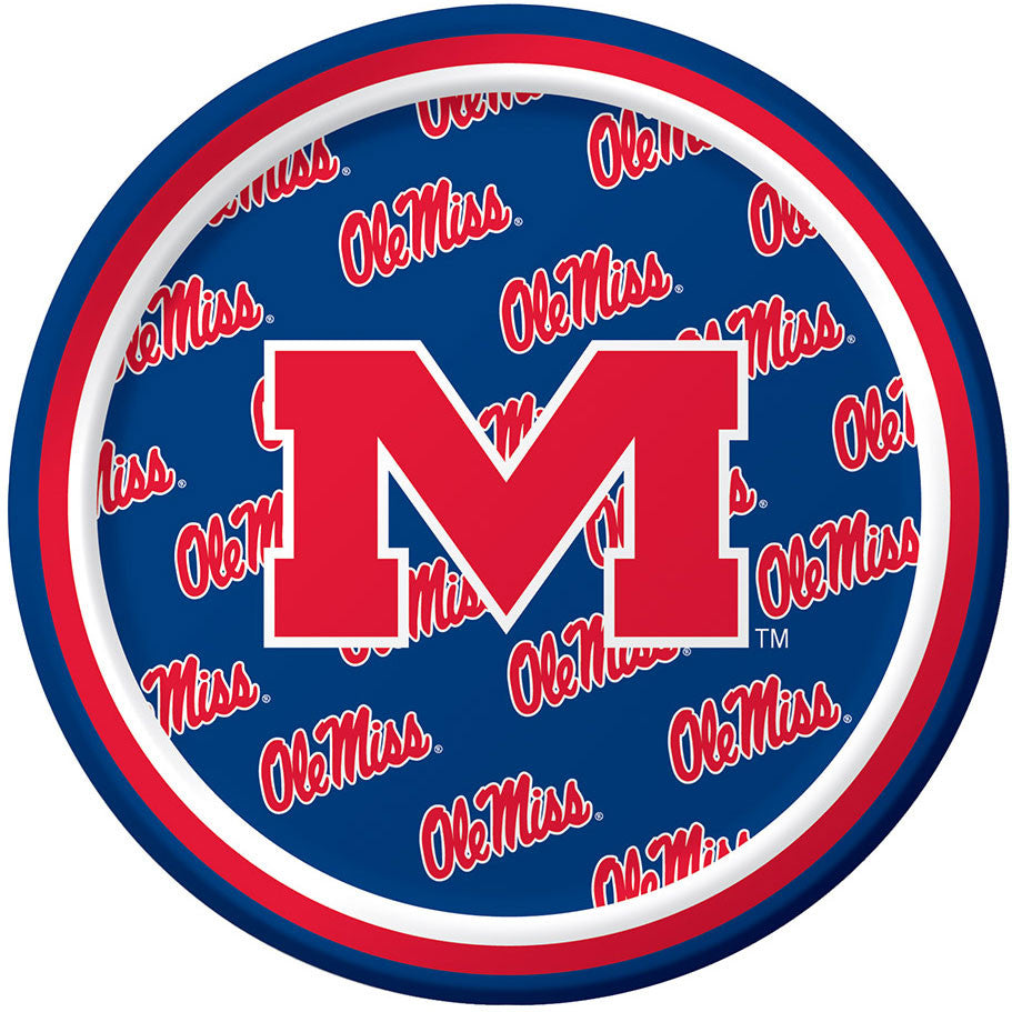 University of Mississippi Dessert Plates (8ct)
