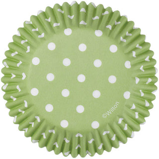 Dots Green Baking Cups (75ct)