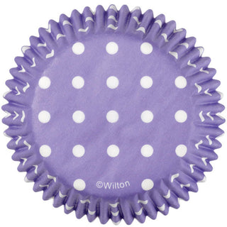 Dots Purple Baking Cups