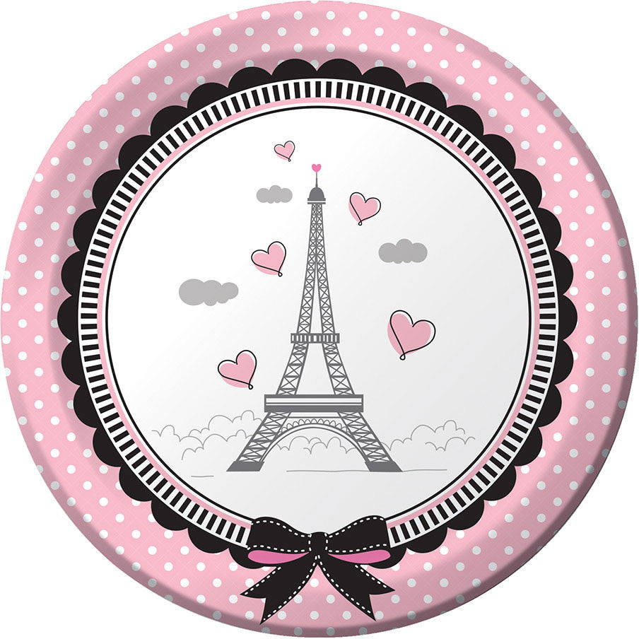 Party in Paris Dessert Plates (8ct)