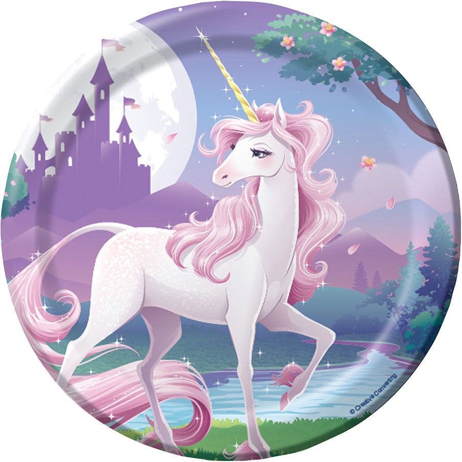 Unicorn Fantasy Dessert Plates (8ct)