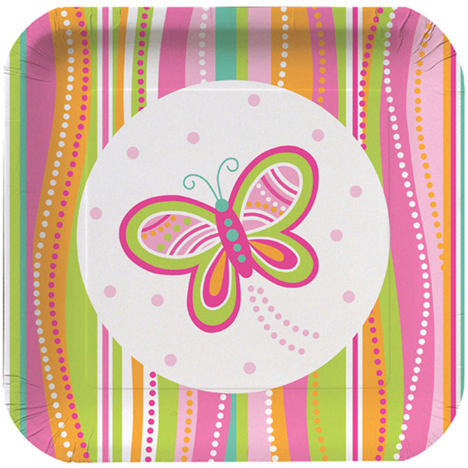 Mod Butterfly Dessert Plates (8ct)