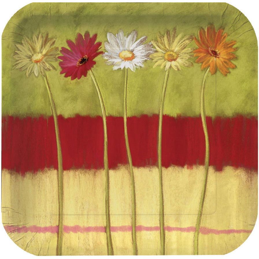 Gerbera Garden Dessert Plates (8ct)