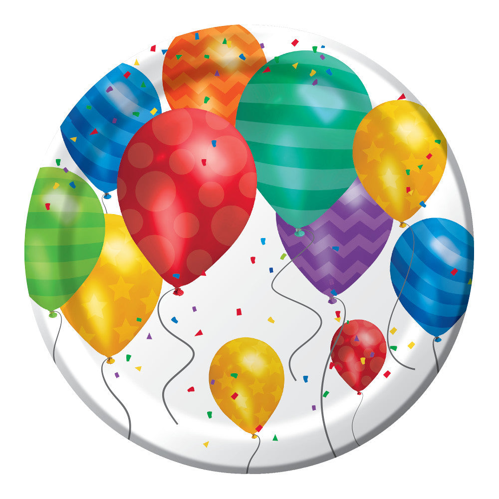 Balloon Blast Dessert Plates (8ct)