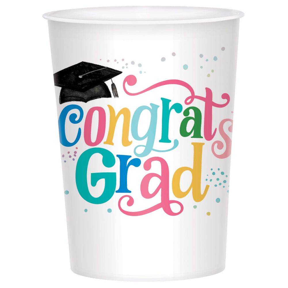 Follow Your Dreams Printed Plastic 16oz Cups, 25ct