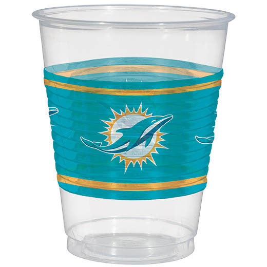 Miami Dolphins 16oz Plastic Cups (25ct)