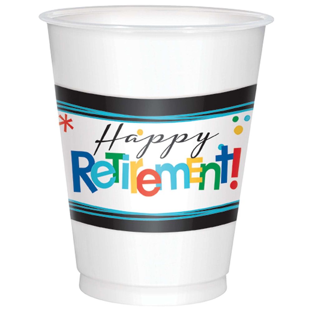Officially Retired 16oz Plastic Cups (25 ct)