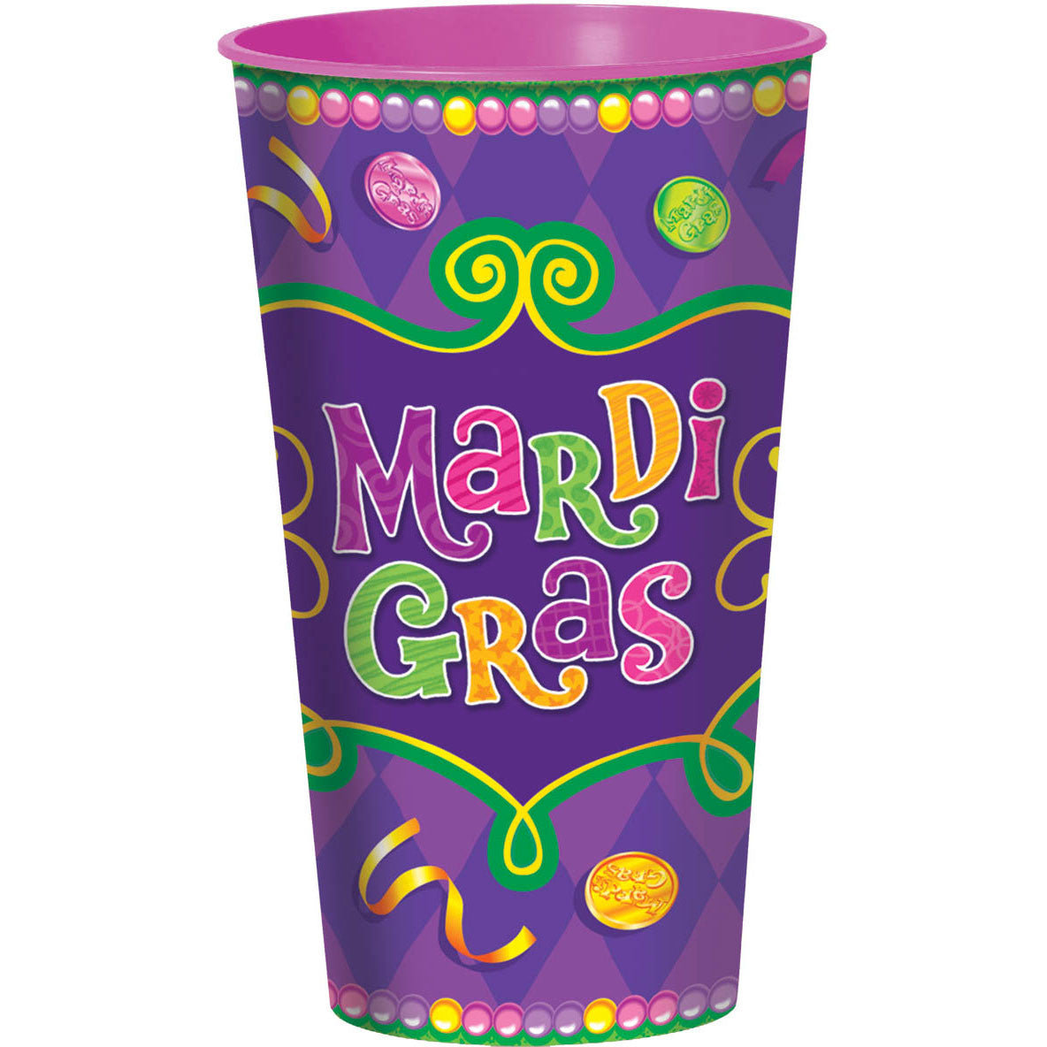 CUP MARDI GRAS LARGE