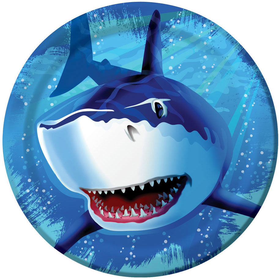 Shark Splash Dinner Plates (8ct)