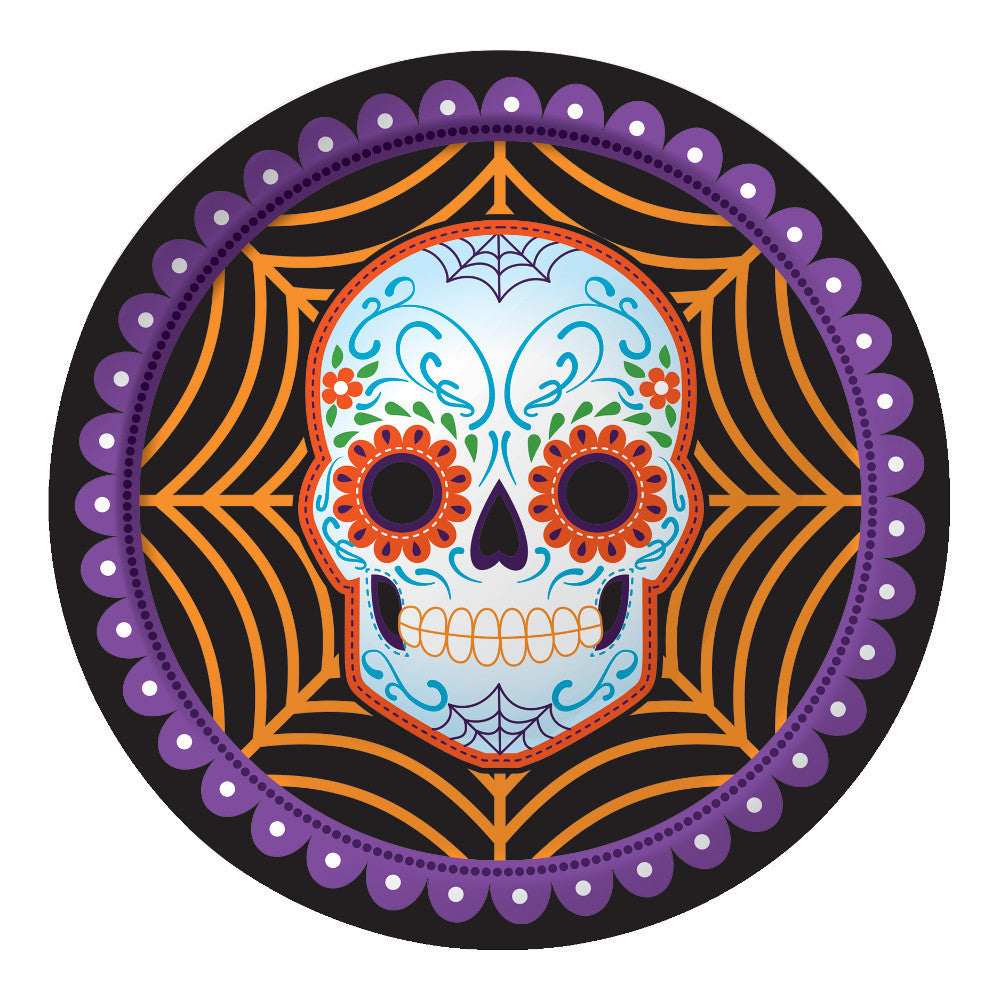 Sugar Skull Dinner Plates (8ct)