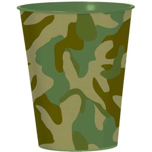 Camouflage 16oz Favor Cup