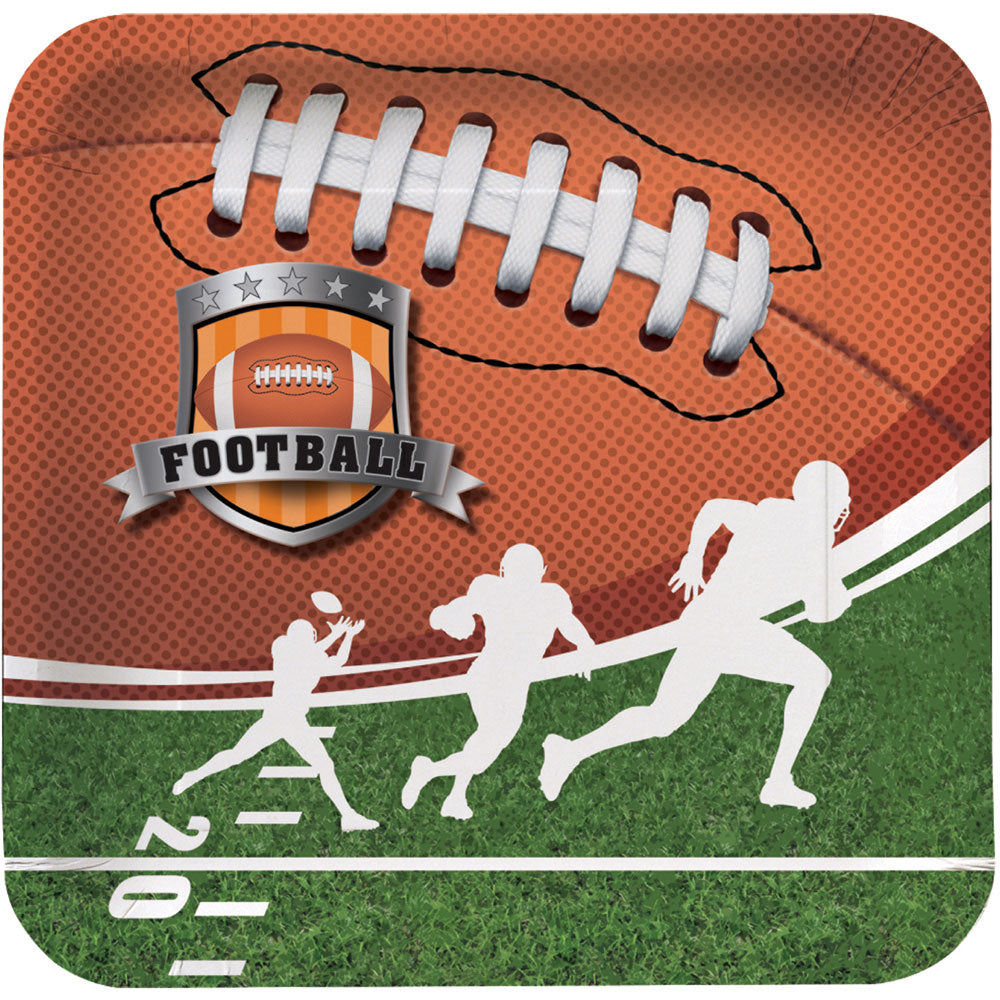 Team Sports Football Dinner Plates (8ct)