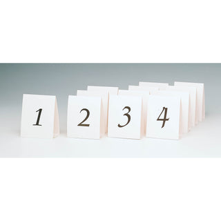 Tent Placecard 1-12 Table Numbers