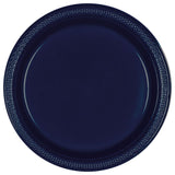 True Navy Plastic Banquet Plates (20ct)