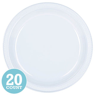 Clear Plastic Banquet Plates (20ct)