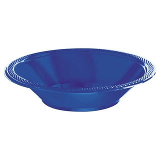 Bright Royal Blue 12oz Plastic Bowls (20 ct)