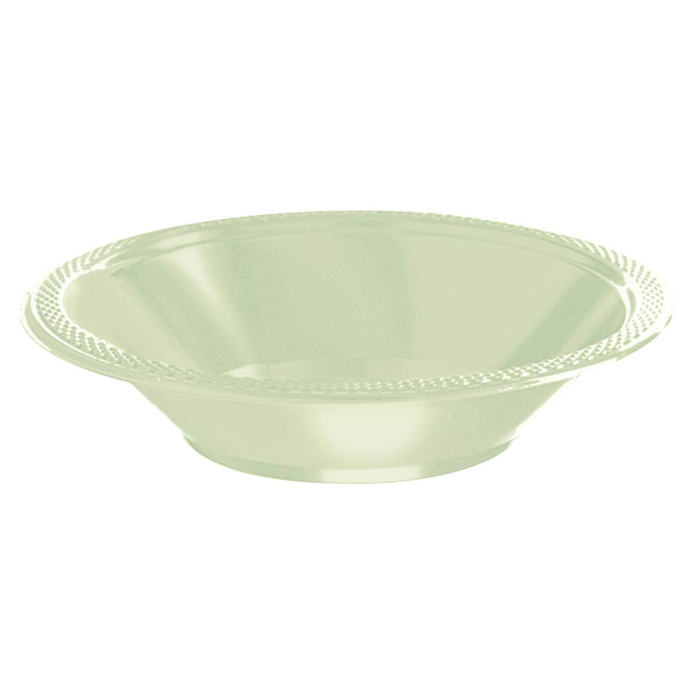 Leaf Green 12 oz Plastic Bowl 20 ct