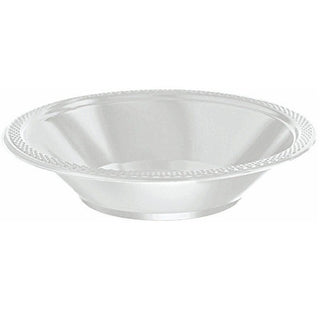 Silver 12oz Plastic Bowls (20 ct)