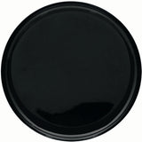 Jet Black Plastic Dessert Plates