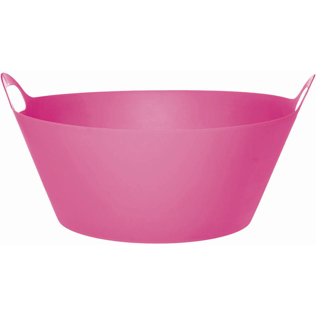 Bright Pink Oval Party Tub