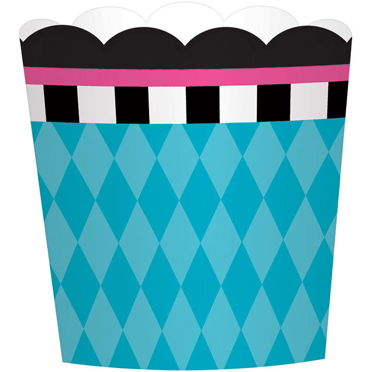 Mad Tea Party Scalloped Paper Favor Cups (24 ct)