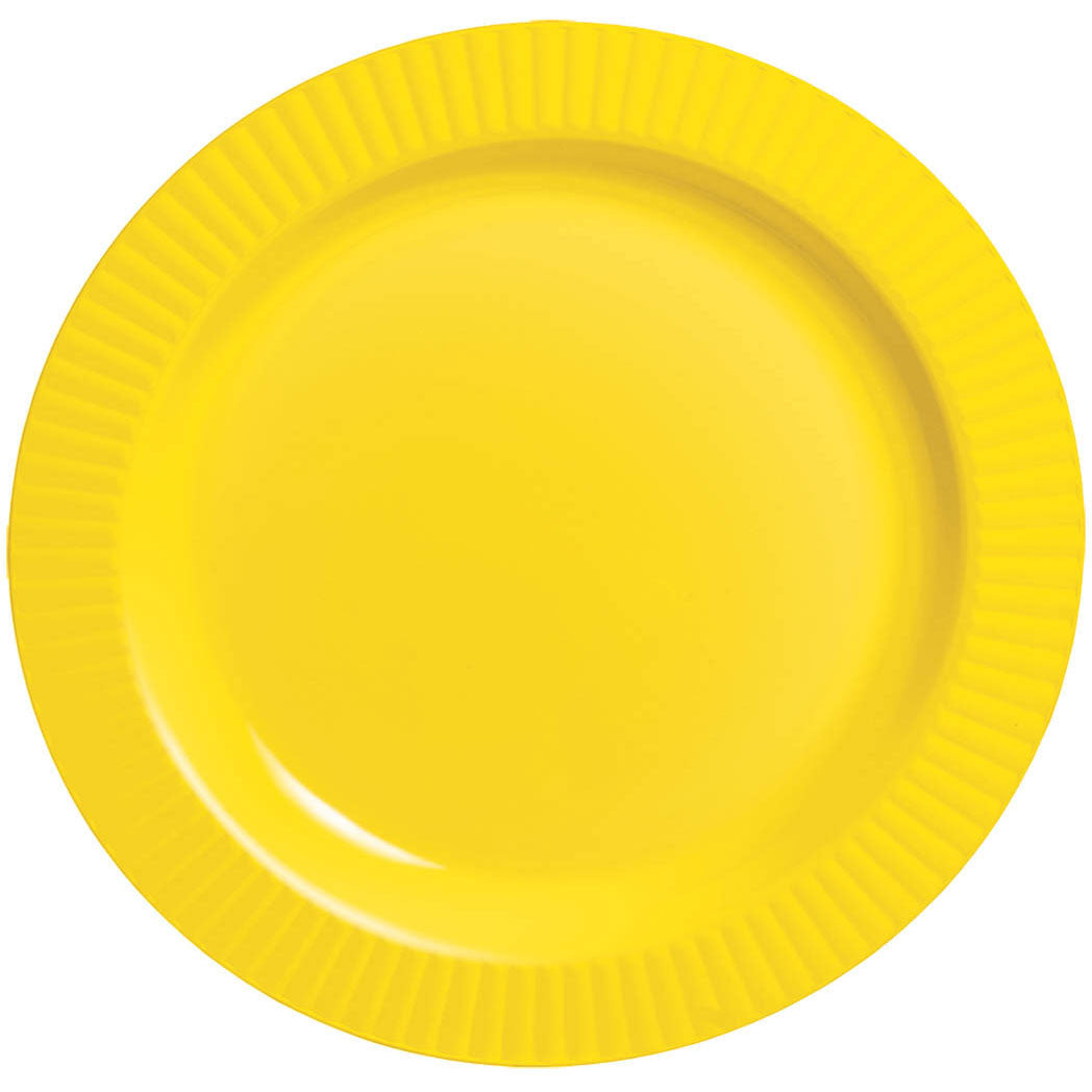 Sunshine Yellow Premium Banquet Plates