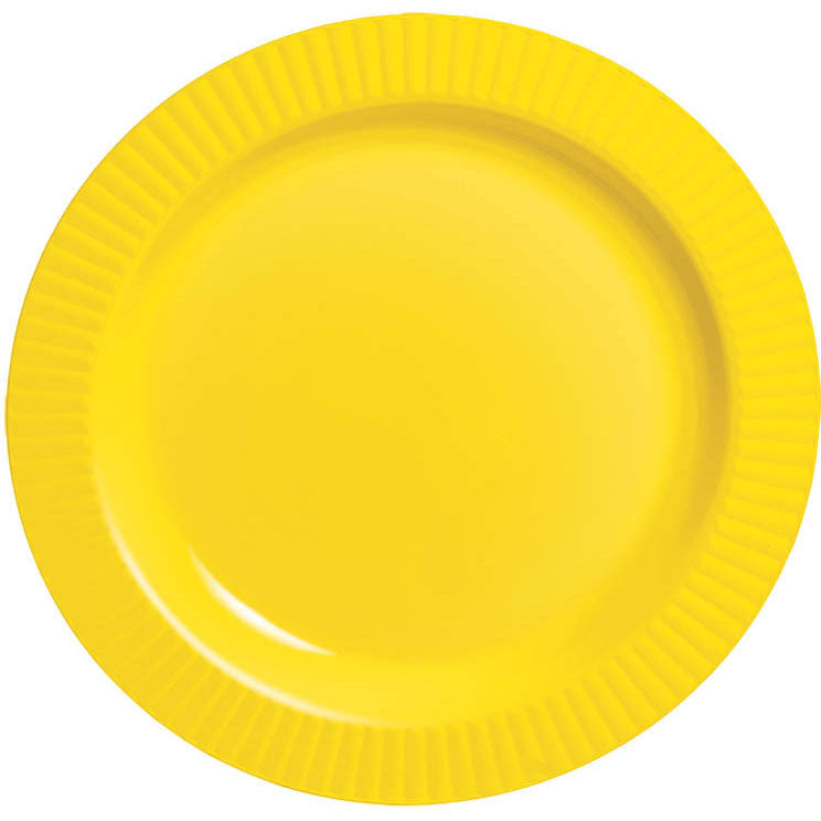 Sunshine Yellow Premium Dessert Plates