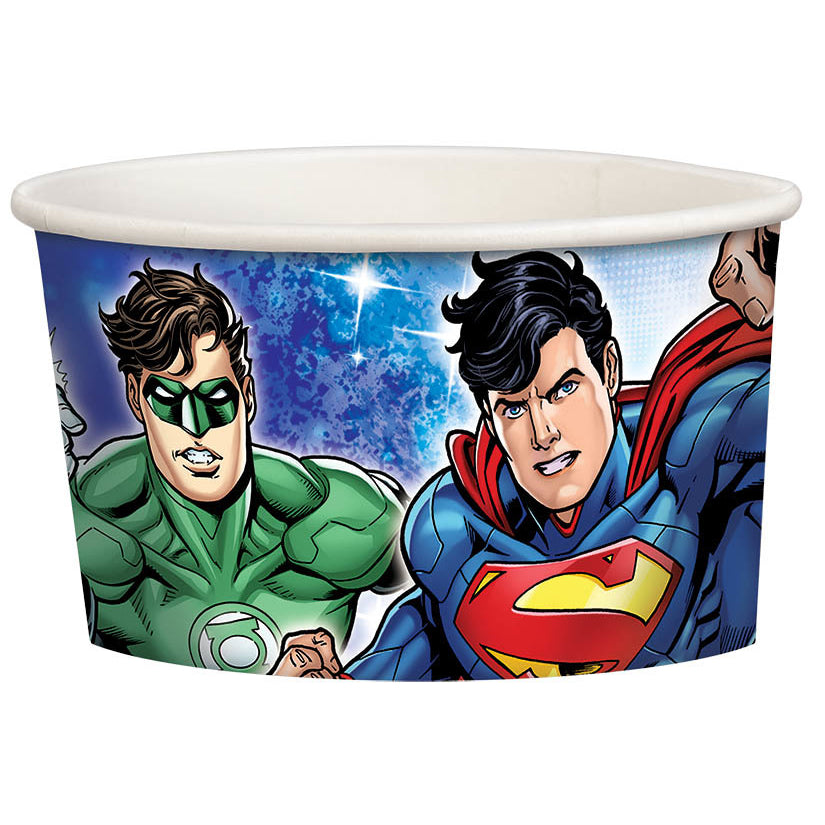 Justice League 9.5oz Paper Treat Cups (8ct)
