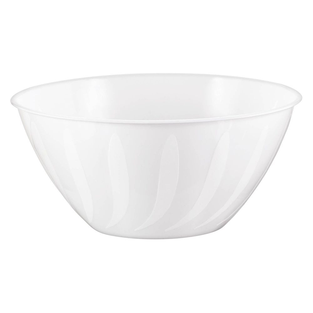Medium White Plastic Bowl