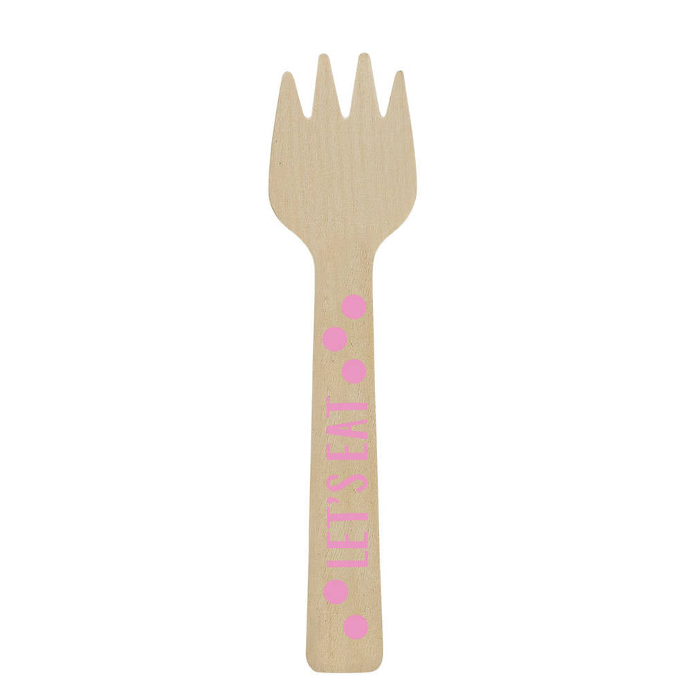 Mini Wooden Cocktail Fork (12ct)