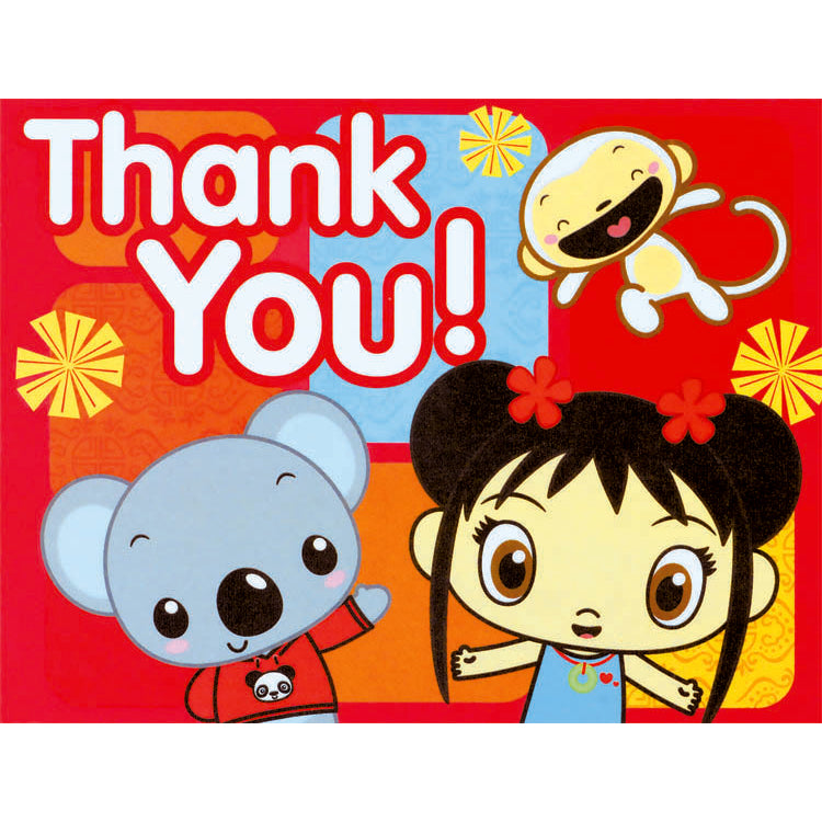 Ni Hao Kai-Lan Invite and Thank You Combo