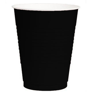 Jet Black Big Party Pack 12 Oz Plasitc Cups
