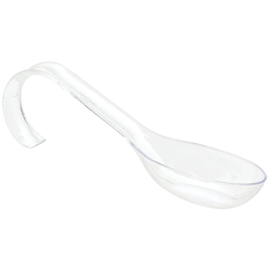 Clear Mini Curved Spoon