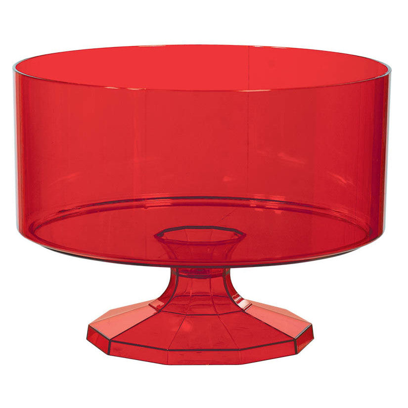 Apple Red Small Plastic Trifle Container