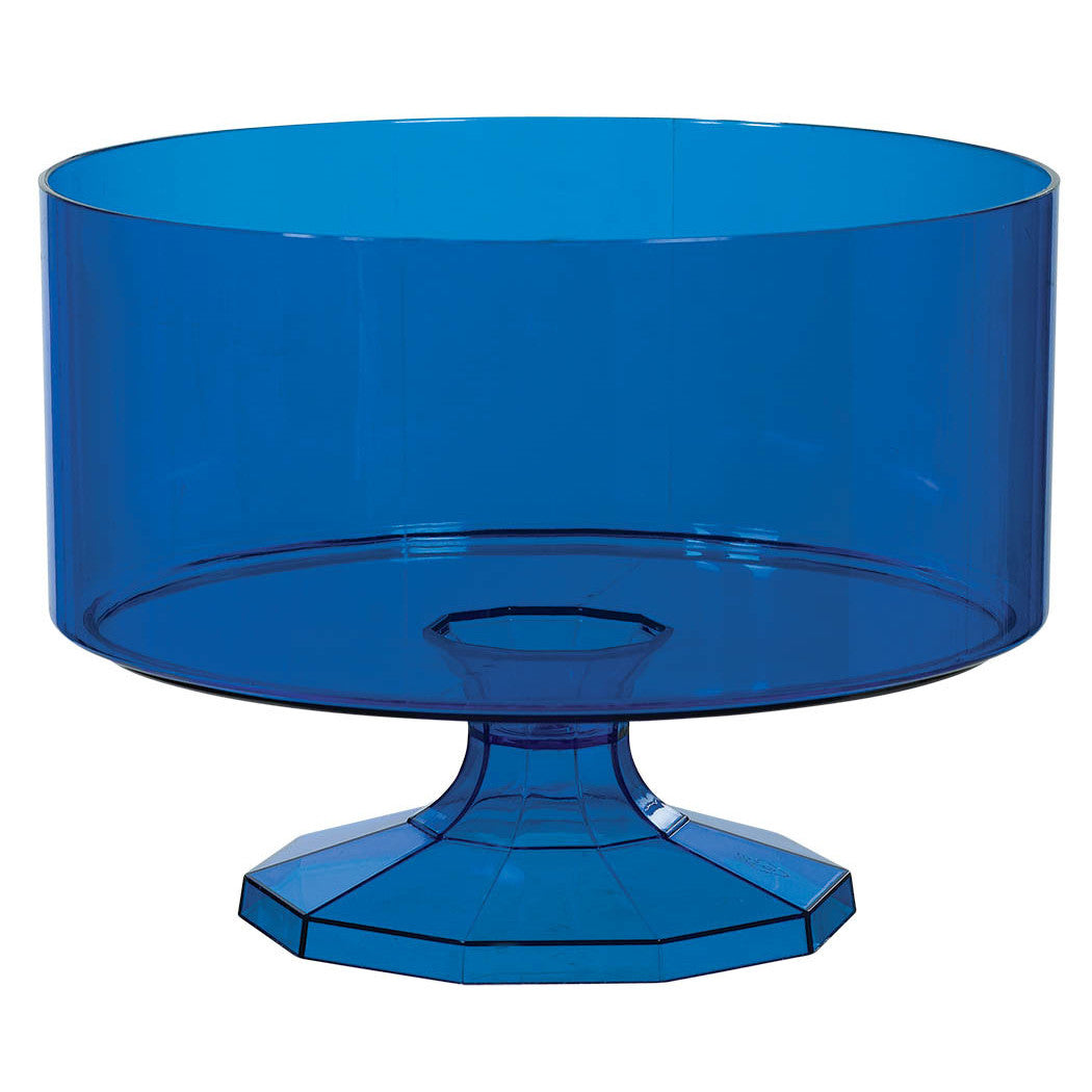 Bright Royal Blue Medium Plastic Trifle Container