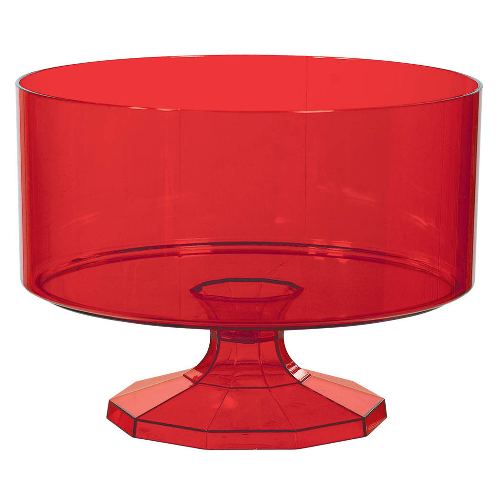 Apple Red Medium Plastic Trifle Container