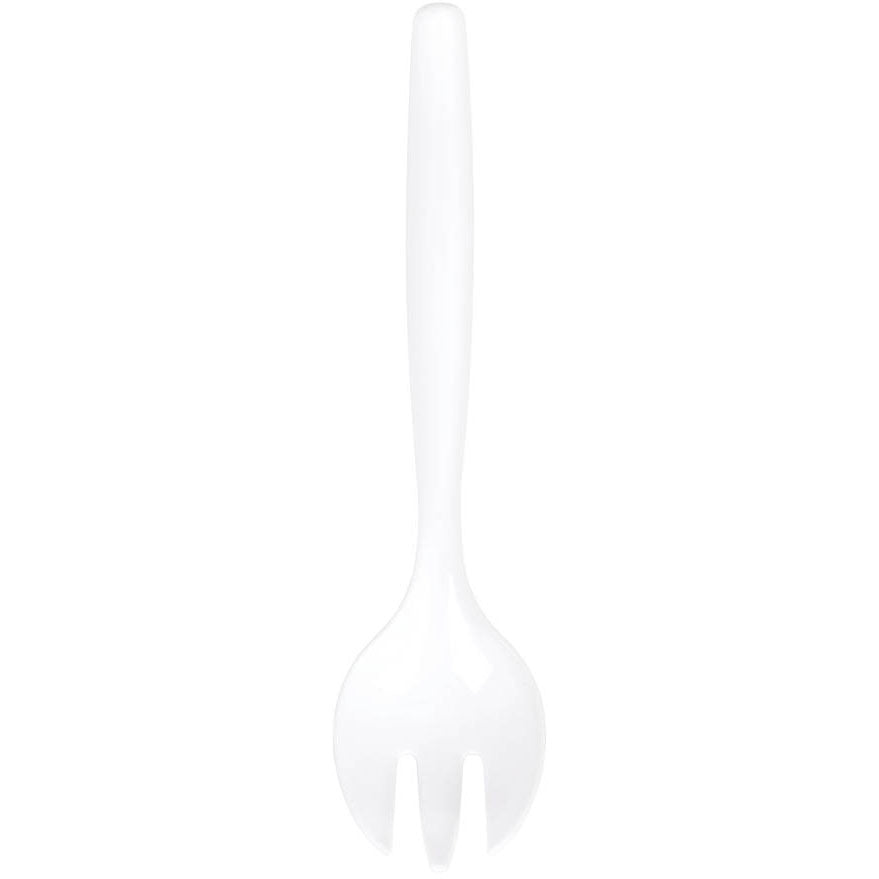 9" White Serving Fork