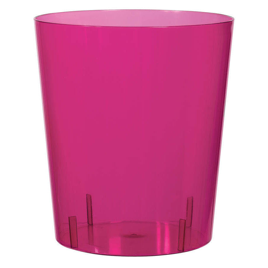 Bright Pink Medium Plastic Cylinder Container
